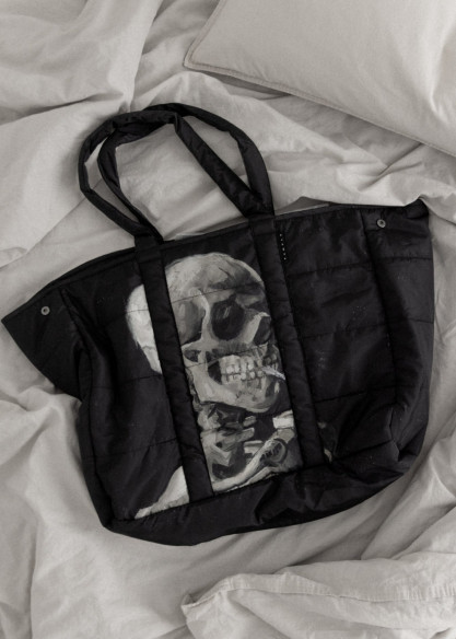 Skeleton Oversized Puffer Tote