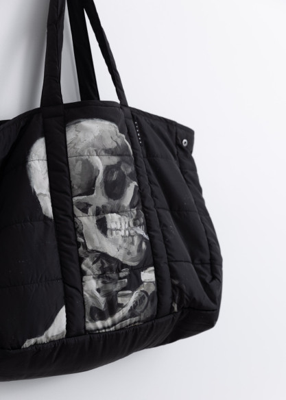 Skeleton Oversized Puffer Tote